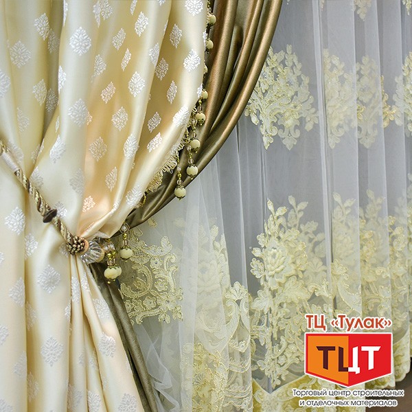 В ТЦ Тулак дизайн и пошив штор разрабатывается индивидуально под ваш интерьер с учетом всех особенностей
